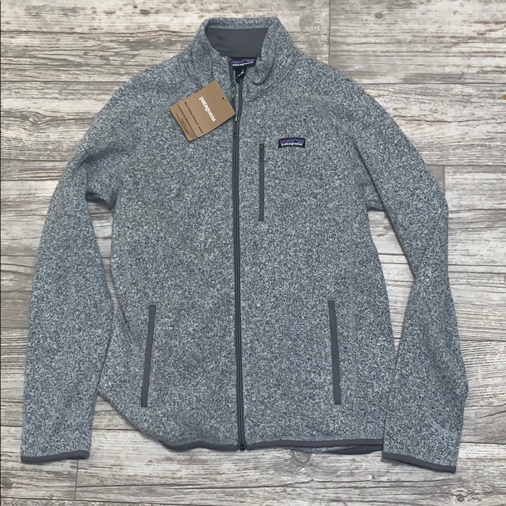 Mens Patagonia Full Zip Fleece Grey Jacket Medium